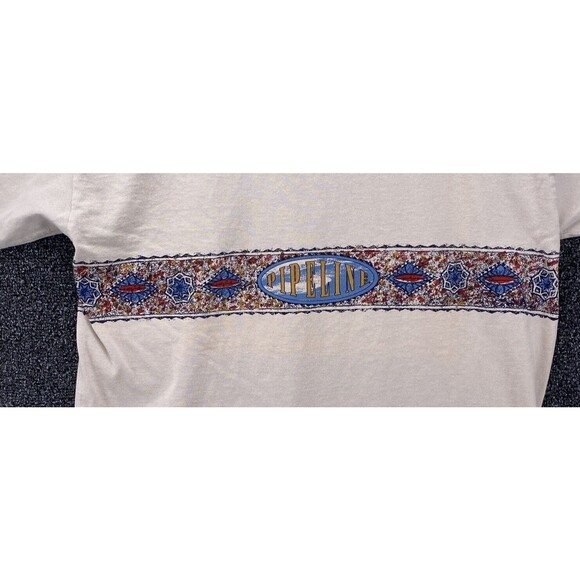 Pipeline Shirt Mens Large Spirit of Hawaii Surf North 1990's Made IN USA  Beige - Picture 4 of 8